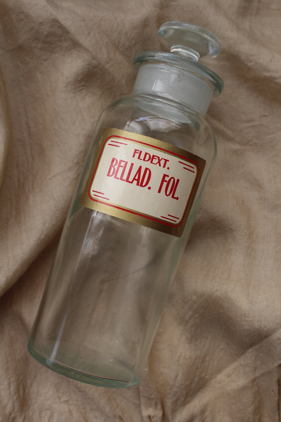 Antique Belladonna Apothecary Bottle